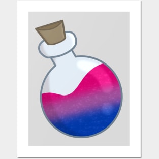 Bisexual Pride Potion Bottle Posters and Art